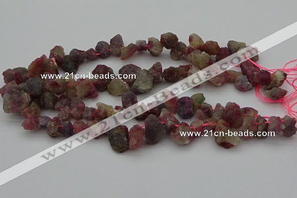 CTD440 Top drilled 8*12mm - 13*18mm nuggets tourmaline beads