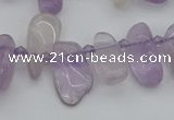 CTD478 Top drilled 10*15mm - 15*35mm freeform amethyst beads