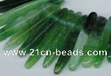 CTD586 Top drilled 6*20mm - 6*45mm wand agate gemstone beads