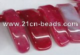 CTD598 Top drilled 10*30mm - 12*45mm wand agate gemstone beads