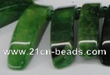 CTD599 Top drilled 10*30mm - 12*45mm wand agate gemstone beads