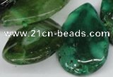 CTD612 Top drilled 25*30mm - 34*45mm freeform agate gemstone beads