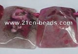 CTD663 Top drilled 25*30mm - 30*40mm freeform agate beads