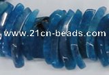 CTD722 Top drilled 12*25mm - 14*40mm wand agate gemstone beads