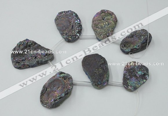 CTD817 Top drilled 18*22mm - 30*40mm freeform agate beads