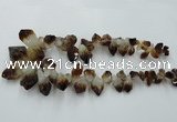 CTD970 Top drilled 10*15mm - 15*30mm nuggets citrine gemstone beads