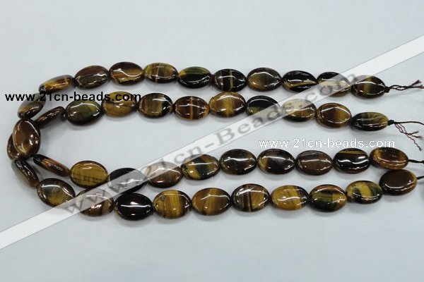 CTE103 15.5 inches 13*18mm oval yellow tiger eye beads wholesale