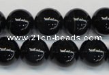 CTE1169 15.5 inches 14mm round AA grade blue tiger eye beads