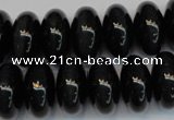 CTE1182 15.5 inches 10*18mm rondelle blue tiger eye beads