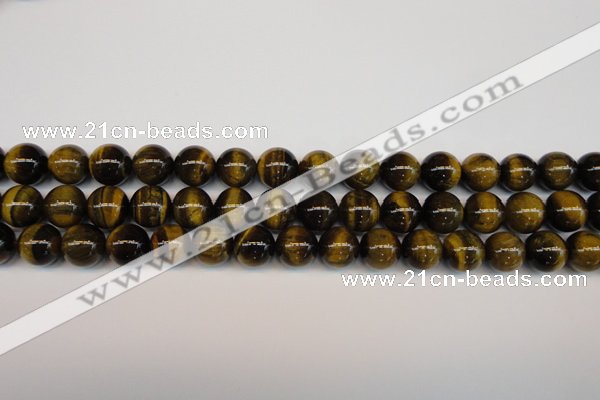 CTE1210 15.5 inches 6mm round AB grade yellow tiger eye beads