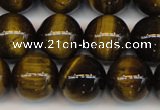 CTE1212 15.5 inches 10mm round AB grade yellow tiger eye beads
