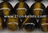 CTE1215 15.5 inches 16mm round AB grade yellow tiger eye beads