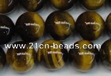 CTE1218 15.5 inches 6mm round AB+ grade yellow tiger eye beads