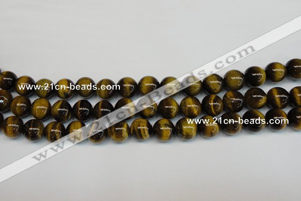 CTE1218 15.5 inches 6mm round AB+ grade yellow tiger eye beads