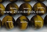 CTE1220 15.5 inches 10mm round AB+ grade yellow tiger eye beads