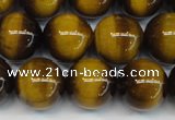 CTE1229 15.5 inches 12mm round A grade yellow tiger eye beads