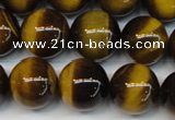 CTE1235 15.5 inches 8mm round A+ grade yellow tiger eye beads