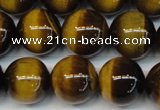 CTE1236 15.5 inches 10mm round A+ grade yellow tiger eye beads