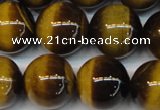 CTE1239 15.5 inches 16mm round A+ grade yellow tiger eye beads