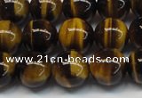 CTE1242 15.5 inches 6mm round AA grade yellow tiger eye beads