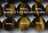 CTE1251 15.5 inches 8mm round AAA grade yellow tiger eye beads