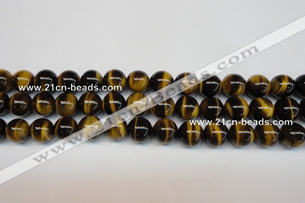 CTE1251 15.5 inches 8mm round AAA grade yellow tiger eye beads