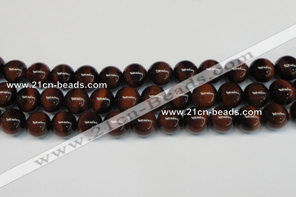 CTE1263 15.5 inches 12mm round AB grade red tiger eye beads