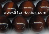 CTE1264 15.5 inches 14mm round AB grade red tiger eye beads