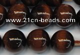 CTE1270 15.5 inches 10mm round AB+ grade red tiger eye beads