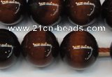 CTE1273 15.5 inches 16mm round AB+ grade red tiger eye beads