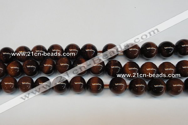 CTE1273 15.5 inches 16mm round AB+ grade red tiger eye beads