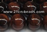 CTE1281 15.5 inches 16mm round A grade red tiger eye beads