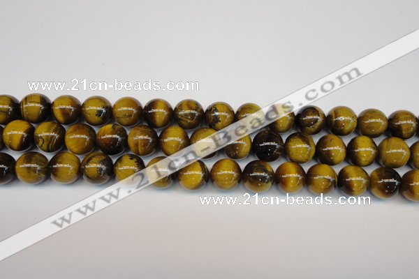 CTE1311 15.5 inches 8mm round B grade yellow tiger eye beads