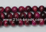 CTE136 15.5 inches 8mm round dyed tiger eye gemstone beads