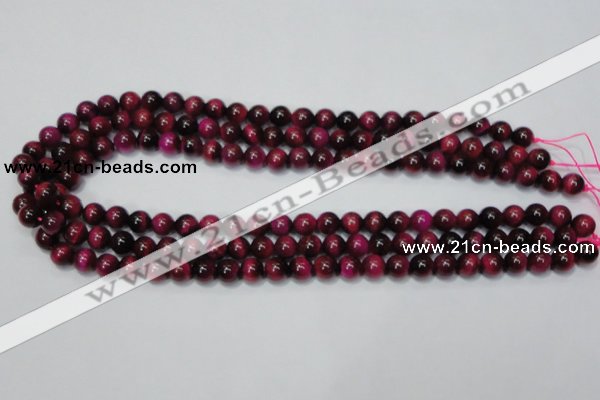 CTE136 15.5 inches 8mm round dyed tiger eye gemstone beads