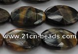 CTE1374 15.5 inches 22*30mm faceted oval yellow & blue tiger eye beads