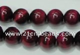 CTE138 15.5 inches 12mm round dyed tiger eye gemstone beads