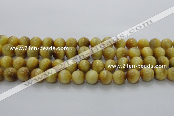 CTE1404 15.5 inches 12mm round golden tiger eye beads wholesale