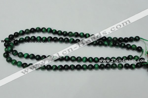 CTE141 15.5 inches 6mm round dyed tiger eye gemstone beads