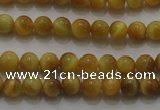 CTE1410 15.5 inches 4mm round golden tiger eye beads wholesale