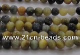 CTE1420 15.5 inches 4mm round golden & blue tiger eye beads wholesale