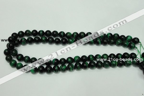 CTE143 15.5 inches 10mm round dyed tiger eye gemstone beads