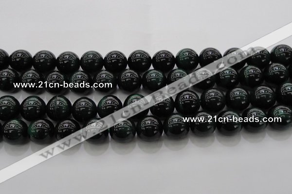 CTE1434 15.5 inches 12mm round green tiger eye beads wholesale