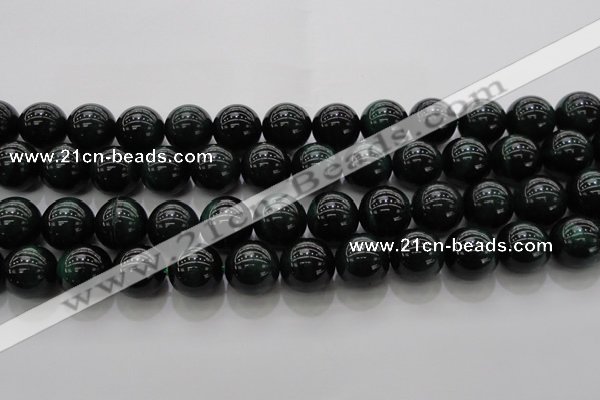 CTE1435 15.5 inches 14mm round green tiger eye beads wholesale