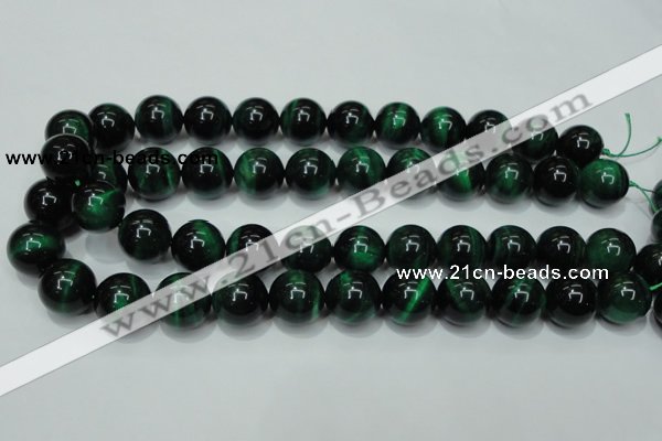 CTE146 15.5 inches 16mm round dyed tiger eye gemstone beads