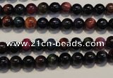 CTE147 15.5 inches 6mm round colorful tiger eye beads wholesale