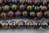 CTE1500 15.5 inches 4mm round AB-color yellow tiger eye beads