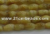 CTE1514 15.5 inches 5*8mm rice golden tiger eye beads wholesale