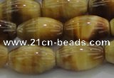 CTE1518 15.5 inches 12*16mm rice golden tiger eye beads wholesale