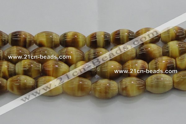 CTE1521 15.5 inches 18*25mm rice golden tiger eye beads wholesale